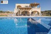 Drapanos Kreta, Drapanos, exklusive freistehende Steinvilla - unverbautem Panoramablick Haus kaufen